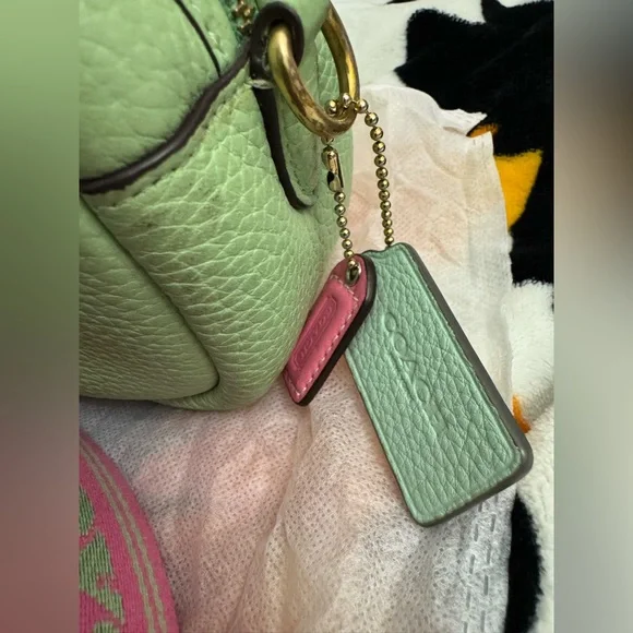 Coach pistachio Green and Pink Women's Bag and wallet Set - Picture 6 of 13